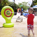 Plage de tir gonflable de crocodile avec flottant